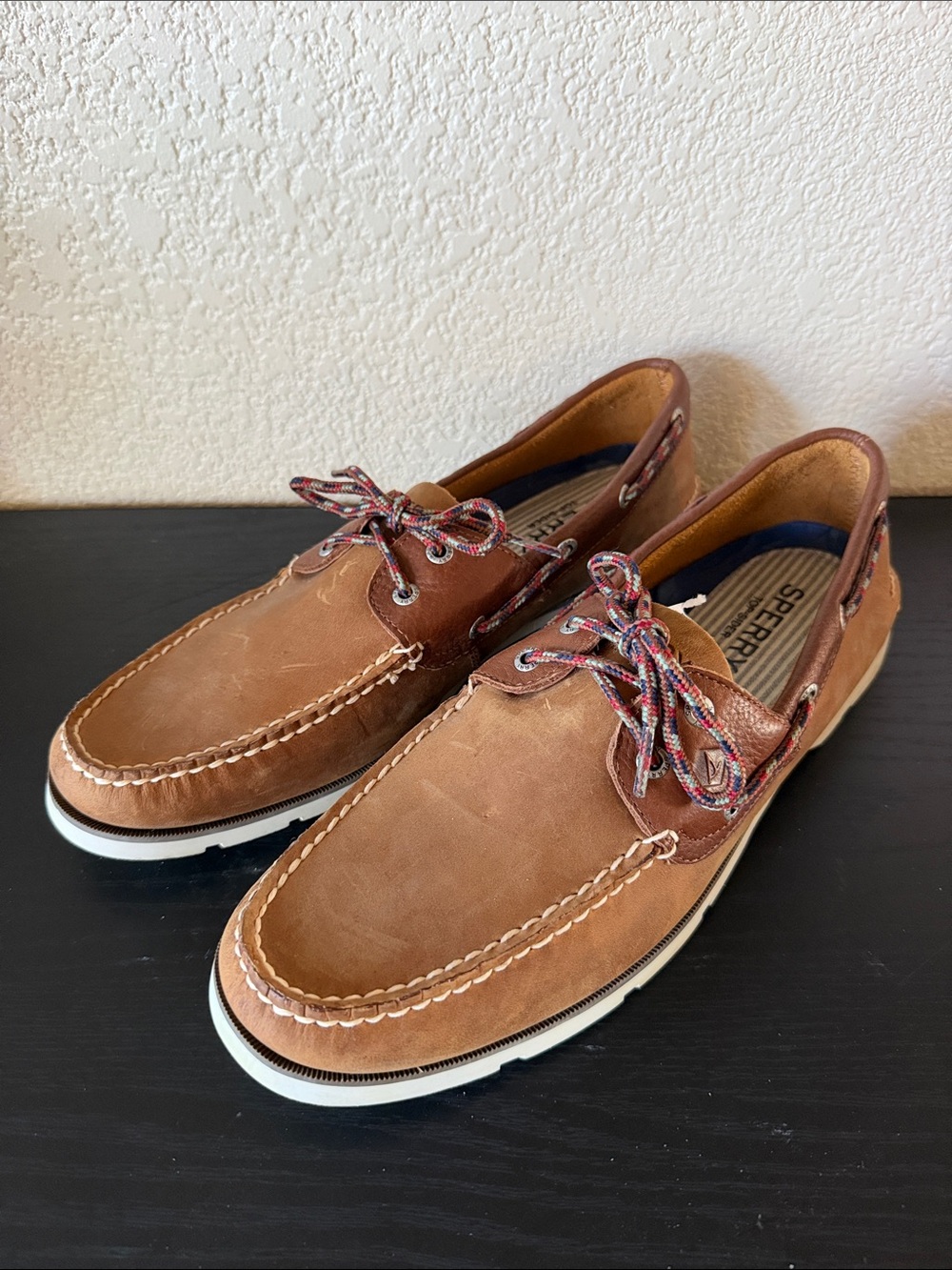 Sperry Brown Tan Leeward Boat Shoes - Picture 4 of 11